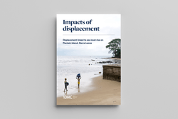 Impacts of displacement: Displacement linked to sea level rise on Plantain Island, Sierra Leone
