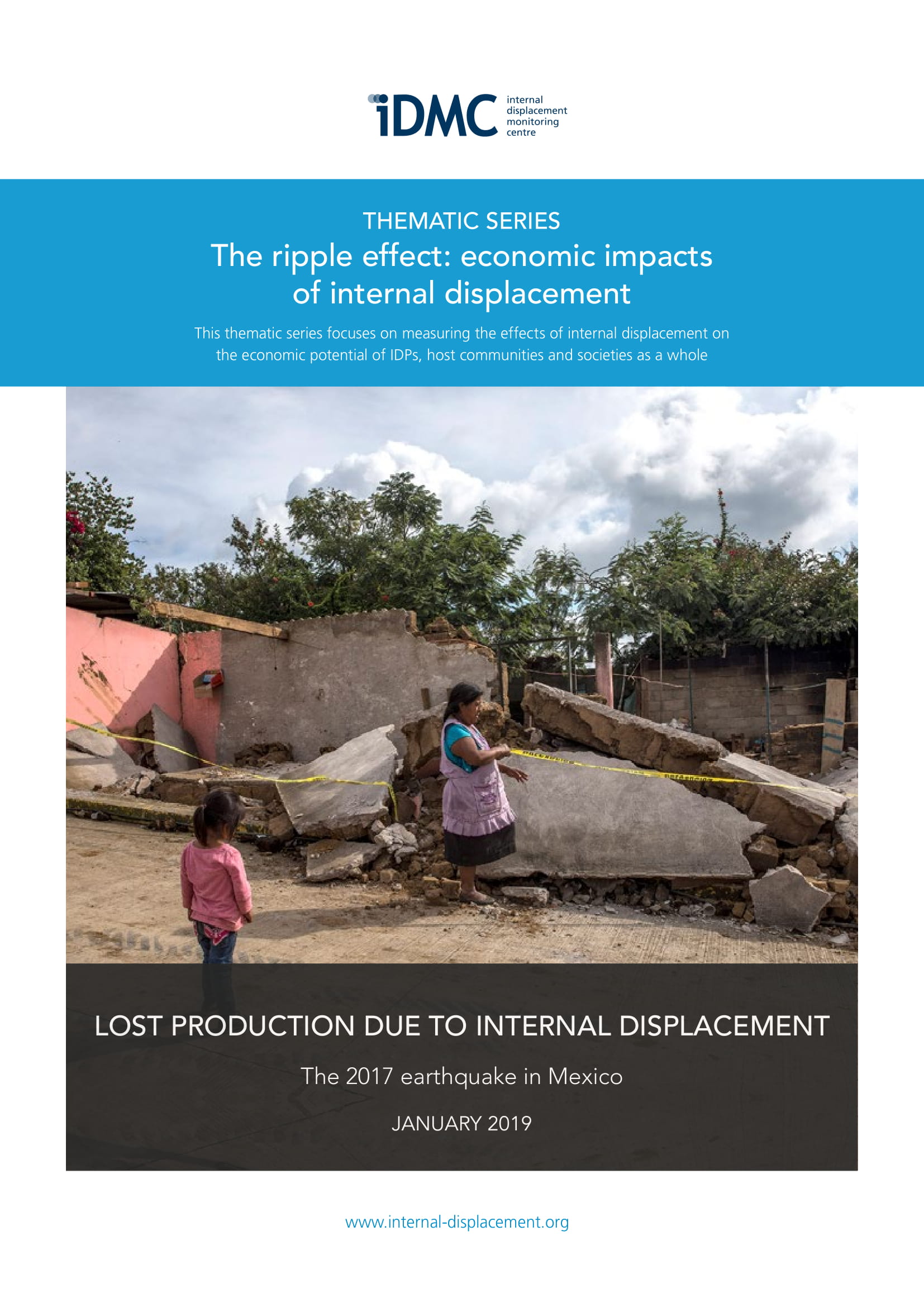 Lost production due to internal displacement - The 2017 earthquake in Mexico 