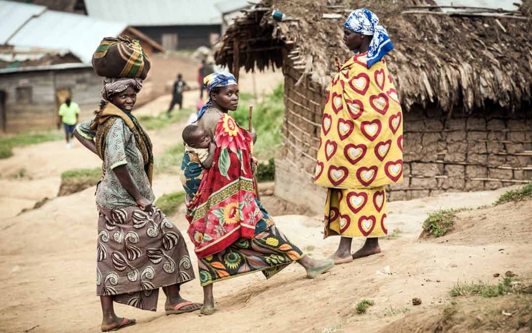 Women in Mpati village, DRC, in March 2017. (Photo: Christian Jepsen/NRC)