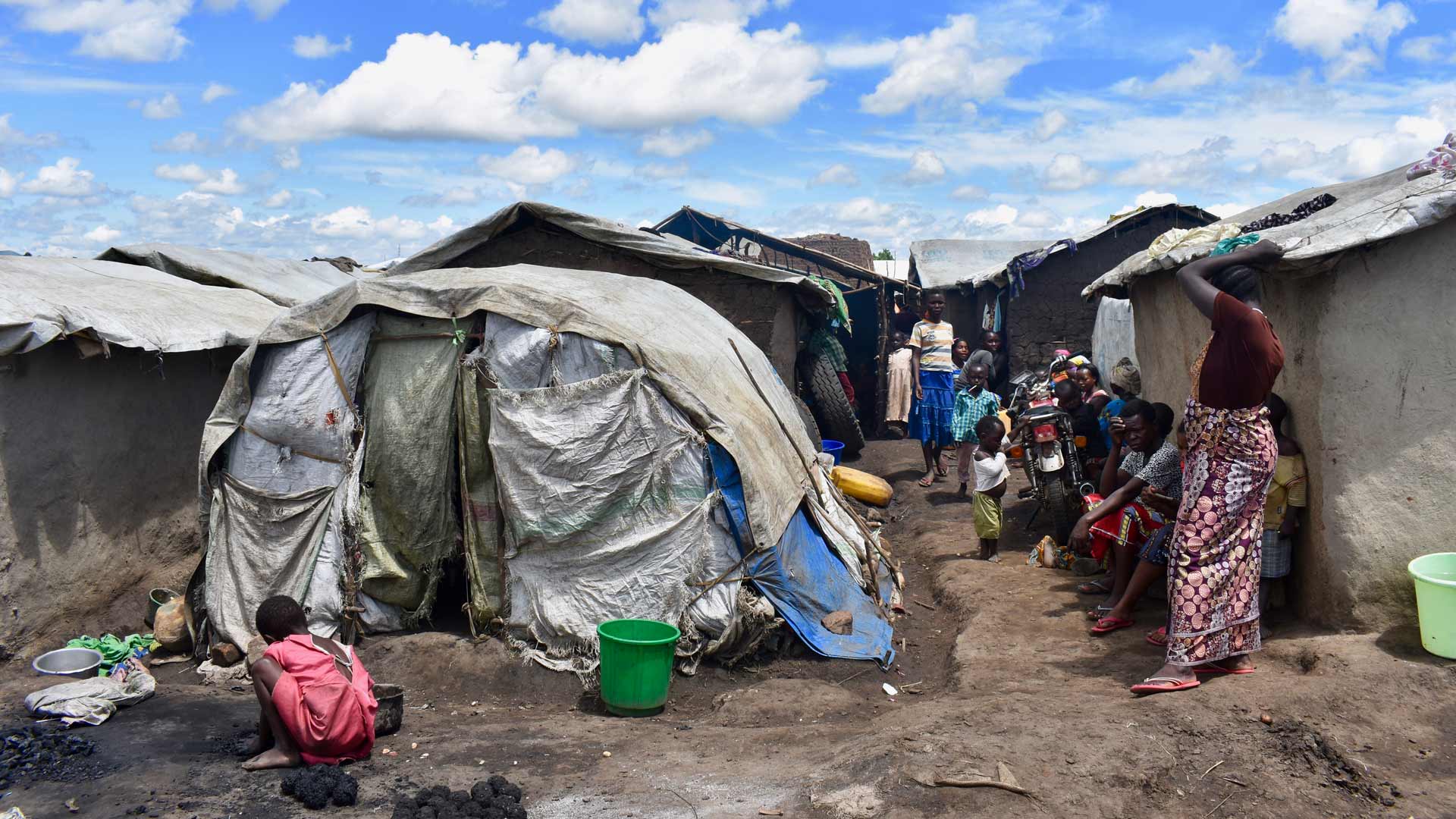 IDP camp in DRC, UNHCR/Rocco Nuri.