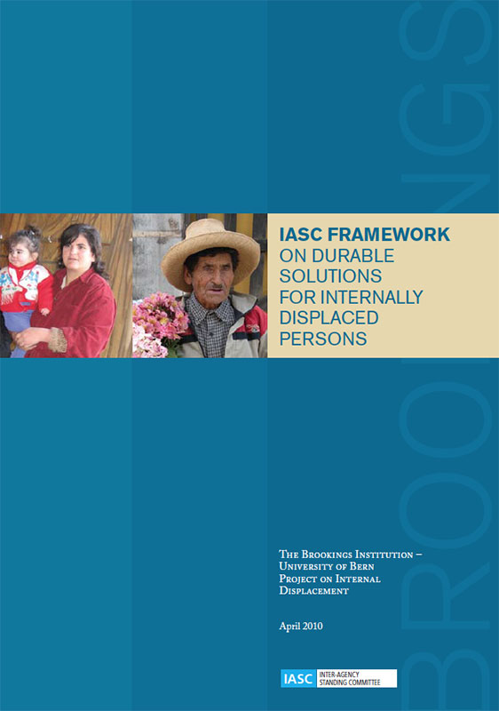 IASC Framework on Durable Solutions for Internally Displaced Persons