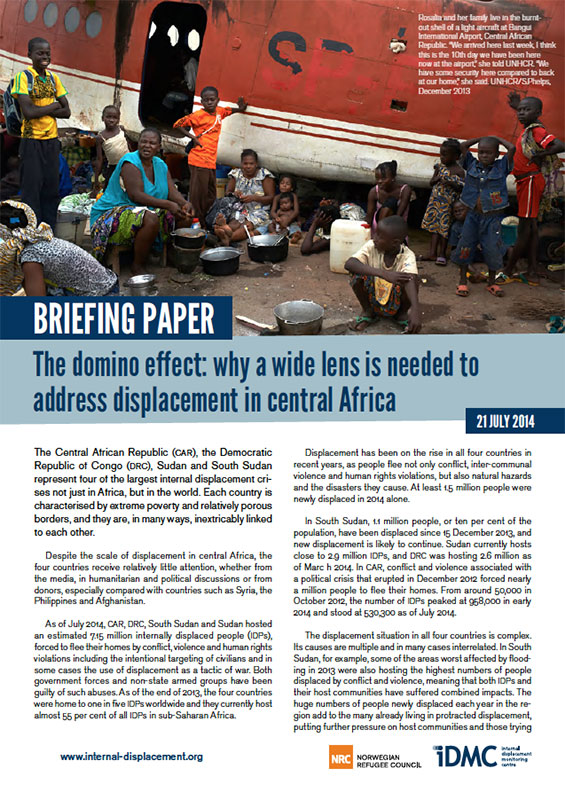 The domino effect: why a wide lens is needed to address displacement in central Africa
