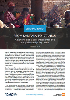From Kampala to Istanbul: Advancing global accountability for IDPs through law and policy making