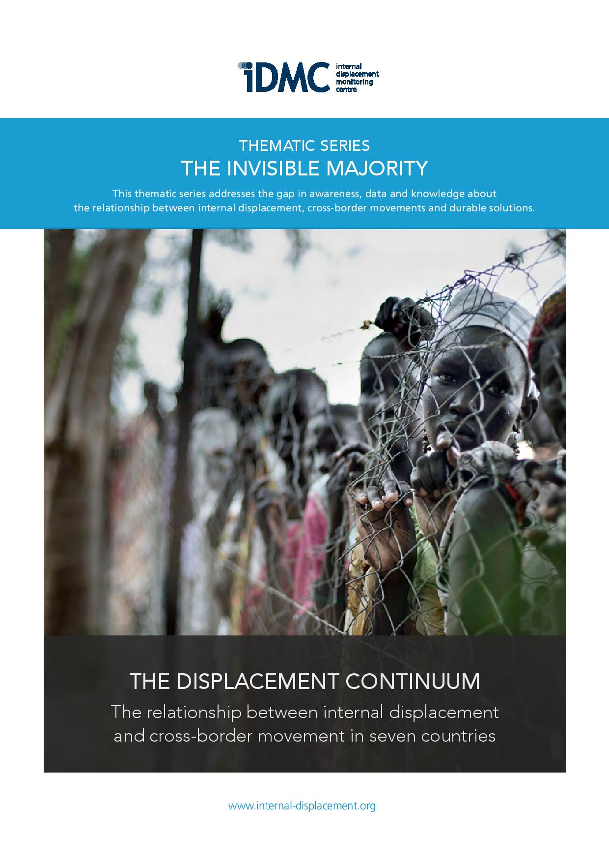 The displacement continuum: the relationship between internal displacement and cross-border movement in seven countries