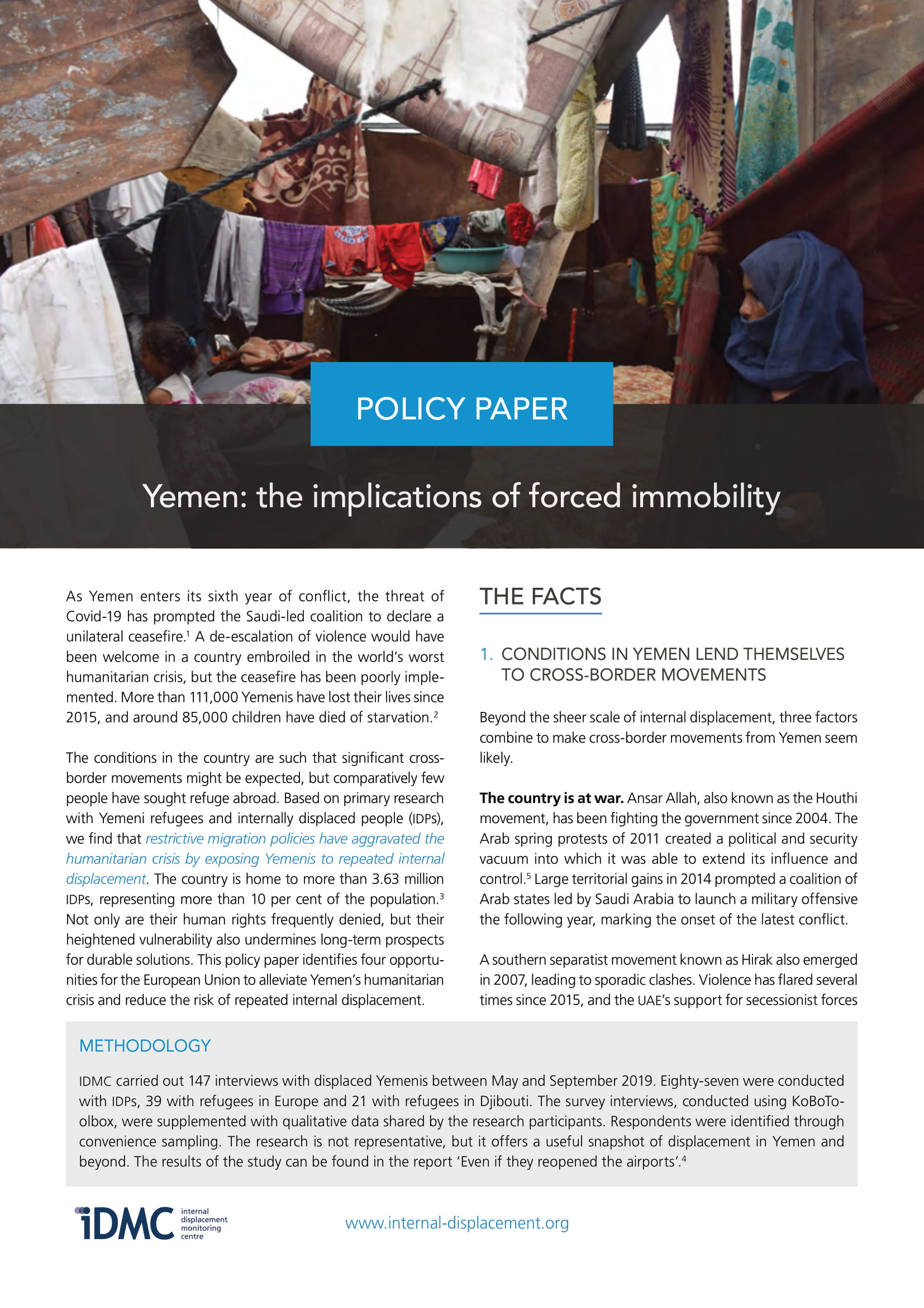 Yemen: the implications of forced immobility 