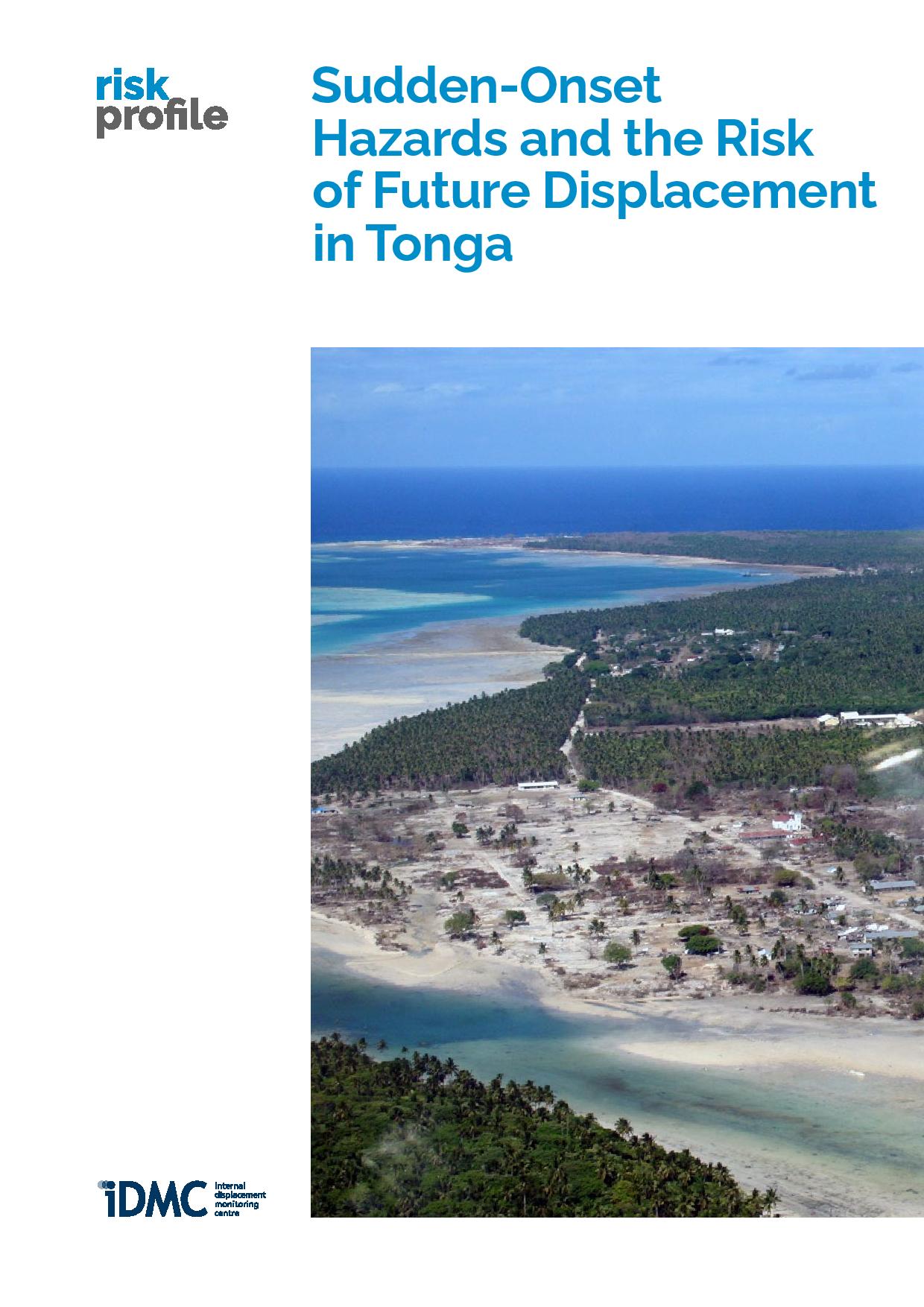 Tonga: Disaster Displacement Risk Profile